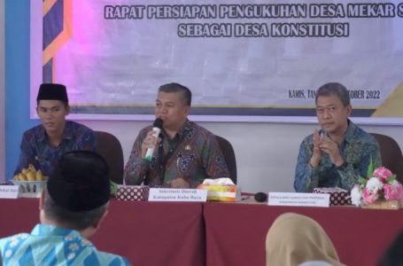 Desa Mekar Sari Akan Menjadi Desa Konstitusi