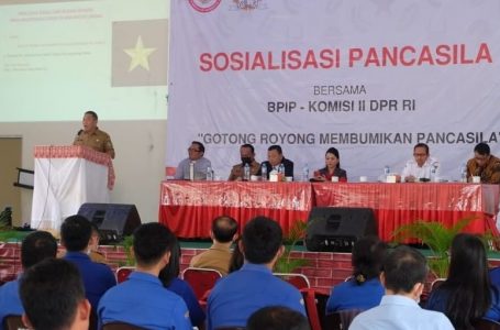 Sekda Landak Hadiri Sosialisasi Pancasila