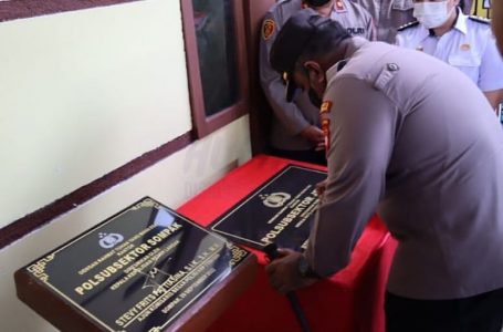 Polsek Sompak Diresmikan