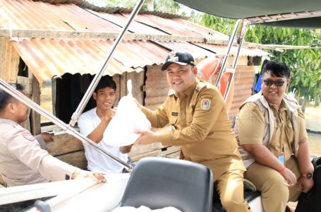 Bupati dan Kapolres Melawi Tinjau Lokasi Banjir