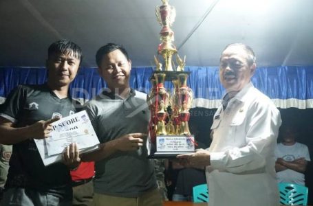 Wabup Yohanes Ontot Tutup Turnamen Kades Cup