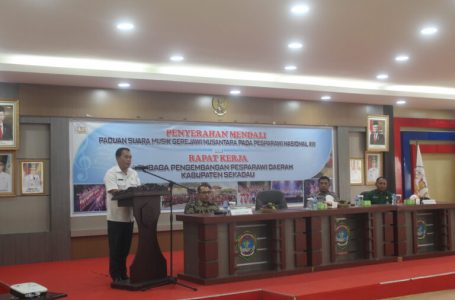 Pemkab Terima Medali Emas LPPD Sekadau