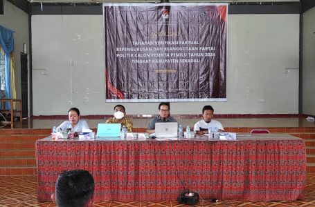 KPU Sekadau Sosialisasi Verifikasi Faktual