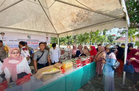 Pengendalian Inflasi Daerah , Pemkab Gelar Operasi Pasar