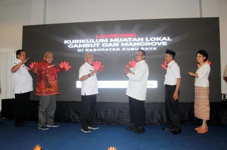 Bupati Launching Kurikulum Muatan Lokal Gambut dan Mangrove