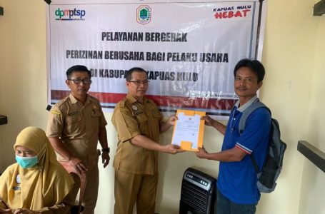 DPMPTSP Kapuas Hulu Gelar Pelayanan Bergerak Perizinan Berusaha