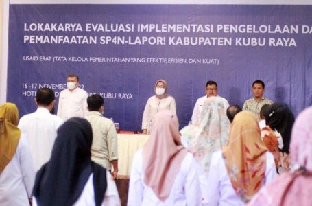 Bupati Ajak Perangkat Daerah Tingkatkan Kinerja Aplikasi SP4N Lapor