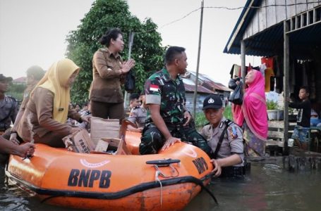 Wakot Tinjau Banjir di Pasar Baru