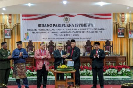 DPRD Sekadau  Gelar Rapat Paripurna Terkait HUT