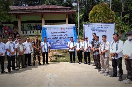 Bupati Canangkan Landau Apin Sebagai Desa ODF