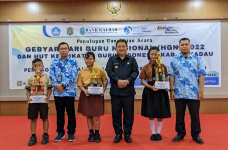 Wabup Apresiasi Acara Gebyar Hari Guru Nasional 2022