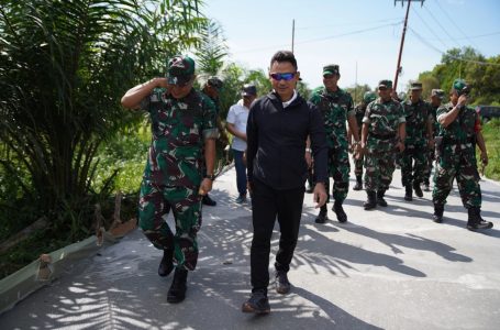 Edi Kamtono Resmikan Jalan Sungai Selamat B