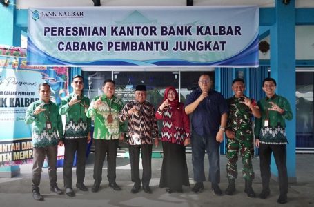 Bank Kalbar KCP Jungkat Diresmikan