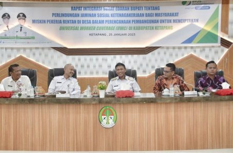 Rakor BPJS Ketenagakerjaan Gerakan 1 Desa 100 Sukses Digelar