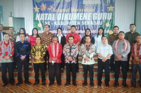 Natal Oikumene se-Kabupaten Sekadau Sukses Digelar