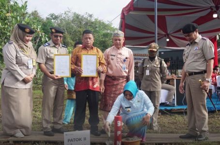 Dukung Gemapatas, Bupati Ajak Masyarakat Pasang Patok Tanah