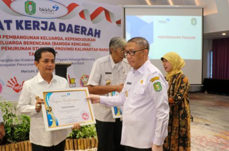 Turunkan Stunting, Kota Pontianak Raih Penghargaan dari BKKBN