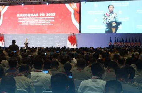 Bupati Citra Hadiri Rakornas Penanggulangan Bencana 2023 di Jakarta