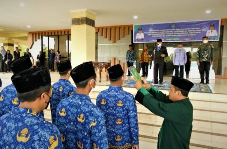 Bupati Aron Pimpin Pelantikan Jabatan Fungsional