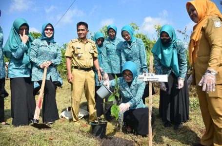 Aksi PKK,Tanam Pohon Demi Revolusi Hijau