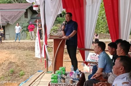 Resmikan Kantor Desa Nanga Semangut & Tutup Turnamen