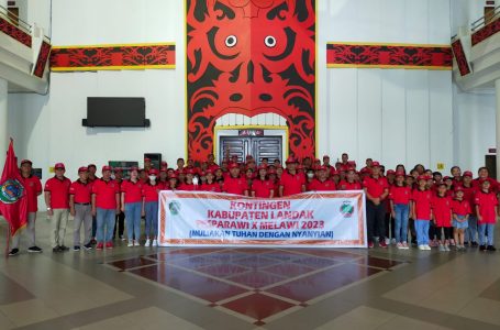 Melepas Kontingen PESPARAWI Kabupaten Landak