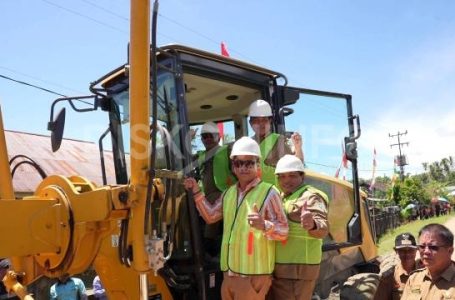 Launching Pengerjaan Jalan Dusun Lomur Sampai Dusun Raut Muara