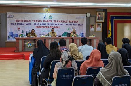 Bpom Pontianak Adakan Bimtek Kader Keamanan Pangan Desa