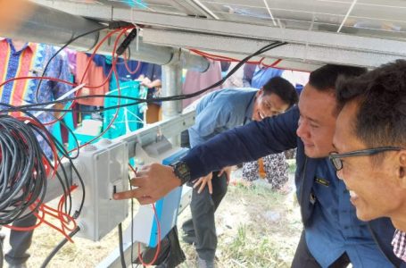 Demo Alat Pompa Pengairan Tenaga Surya Pertanian Embung Desa