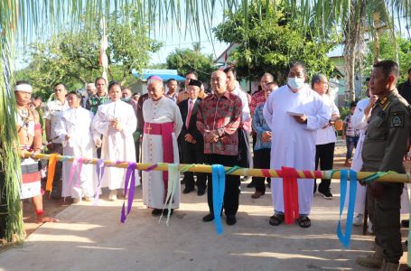 Gedung Gereja Katolik Santo Yosef Stasi Oto Ledang Paroki Telah Diresmikan