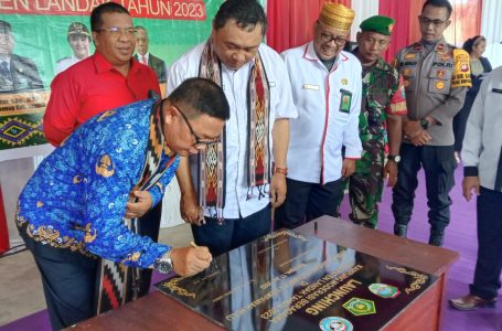 Asisten Sekda Landak Hadiri Launching Kampung Moderasi