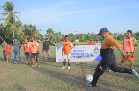 Citra Duani Resmi Membuka Turnamen Sepak Bola