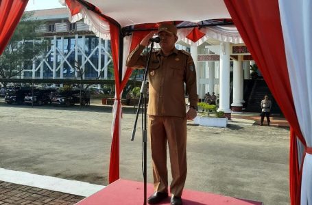 Bupati Landak Pimpin Apel Siaga Karhutla