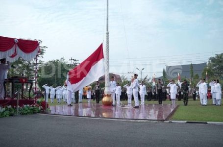Bupati Sanggau Pimpin Upacara HUT RI ke-78