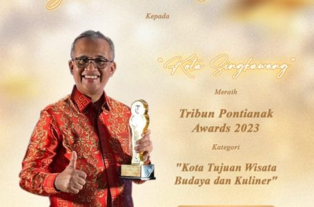Singkawang Raih Penghargaan Tribun Pontianak Awards