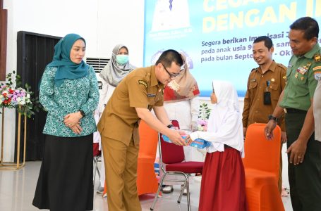 Pj Bupati KKU Dukung Penuh Program Imunisasi JE