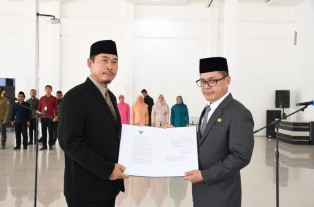Erwin Sudrajat Resmi Dilantik Sebagai Pj Sekda KKU