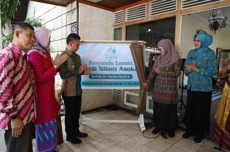 Resmikan Posyandu Asoka, Wako Harap Lansia Sehat dan Produktif