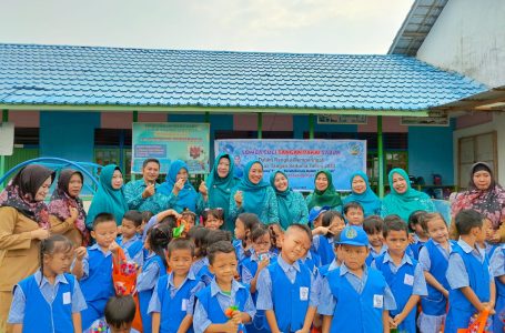 TP PKK Kayong Utara Bersama TK Pertiwi Sukadana Peringati Hari Cuci Tangan Sedunia