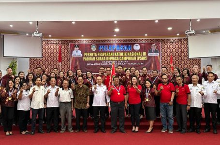 Pj. Bupati Landak Lepas Keberangkatan Peserta Pesparani Nasional III PSDC