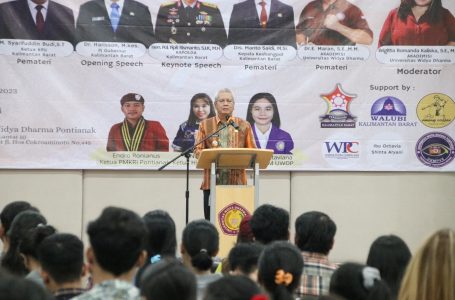 Pj Gubernur Harisson Sampaikan Pesan – Pesan Kepada Mahasiswa Univ. Widhya Dharma Jelang Pemilu