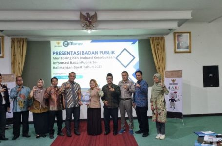 Pemda Kapuas Hulu Hadiri Presentasi Monev Keterbukaan Informasi Publik Tahun 2023