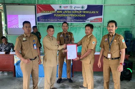 Kabid Kesmas dan Subkoordinator Kesling Hadiri Lokmin Triwulan IV Tingkat Puskesmas Pengkadan