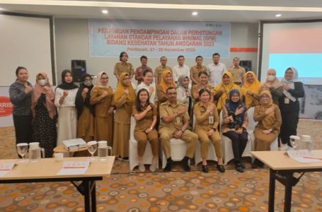 Pertemuan Pendampingan Perhitungan Layanan SPM Bidang Kesehatan Tahun 2023