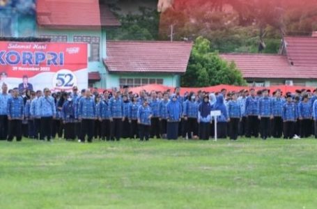 BPPD Menghadiri Upacara Memperingati HUT Korpri Ke-52