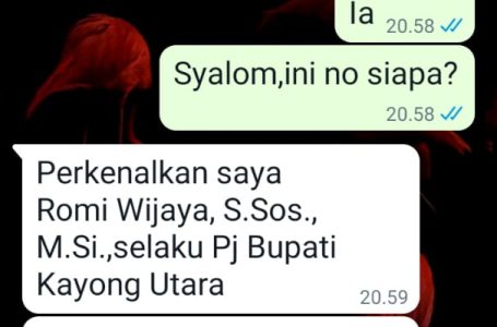 Aksi Penipuan Catut Nama PJ Bupati KKU