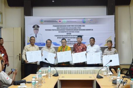 Penanggulangan Karhutla Pemkab KKU Jalin PKS Dengan Tiga Perusahaan