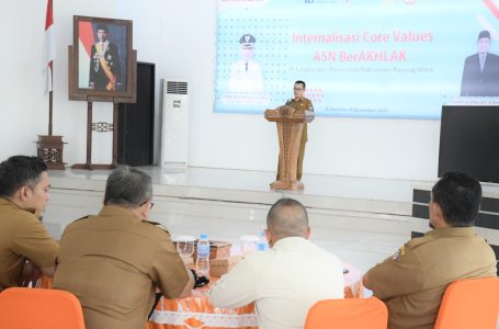 KKU Gelar Acara Internalisasi Core Values ASN BerAKHLAK