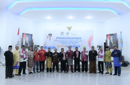 Pj. Bupati KKU Mengukuhkan Pengurus FPK Periode 2023-2026