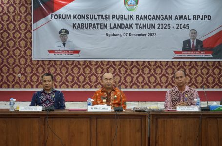 Pemkab Landak Gelar Forum Konsultasi Publik Rencana Pembangunan Jangka Panjang Daerah